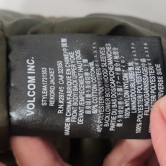 Volcom Camo Rekord Jacket - Picture 7 of 8